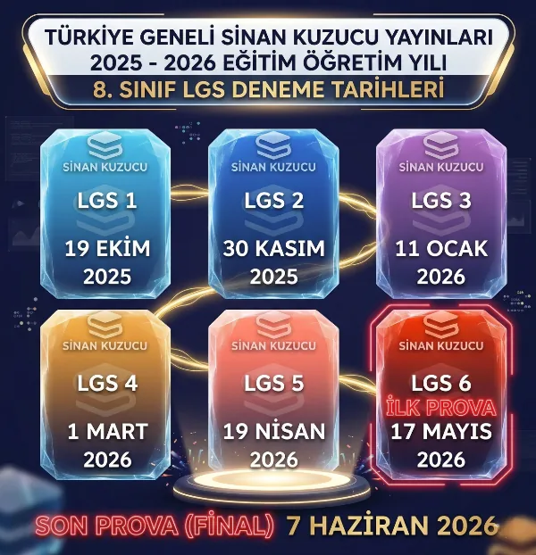 2026 yılı Sinan Kuzucu Deneme Tarihleri