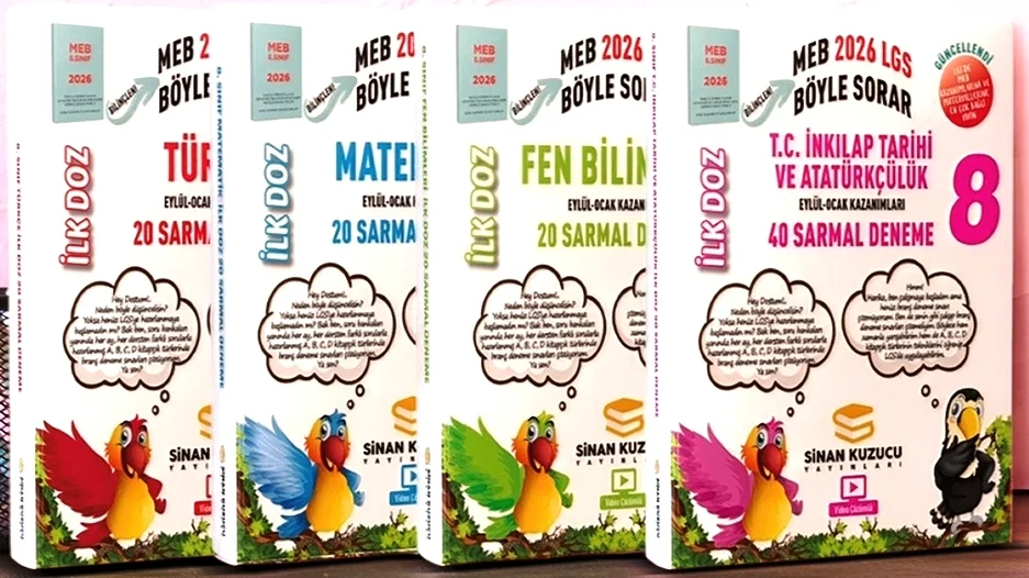 Sinan Kuzucu 8. Sınıf LGS Deneme Sınavları