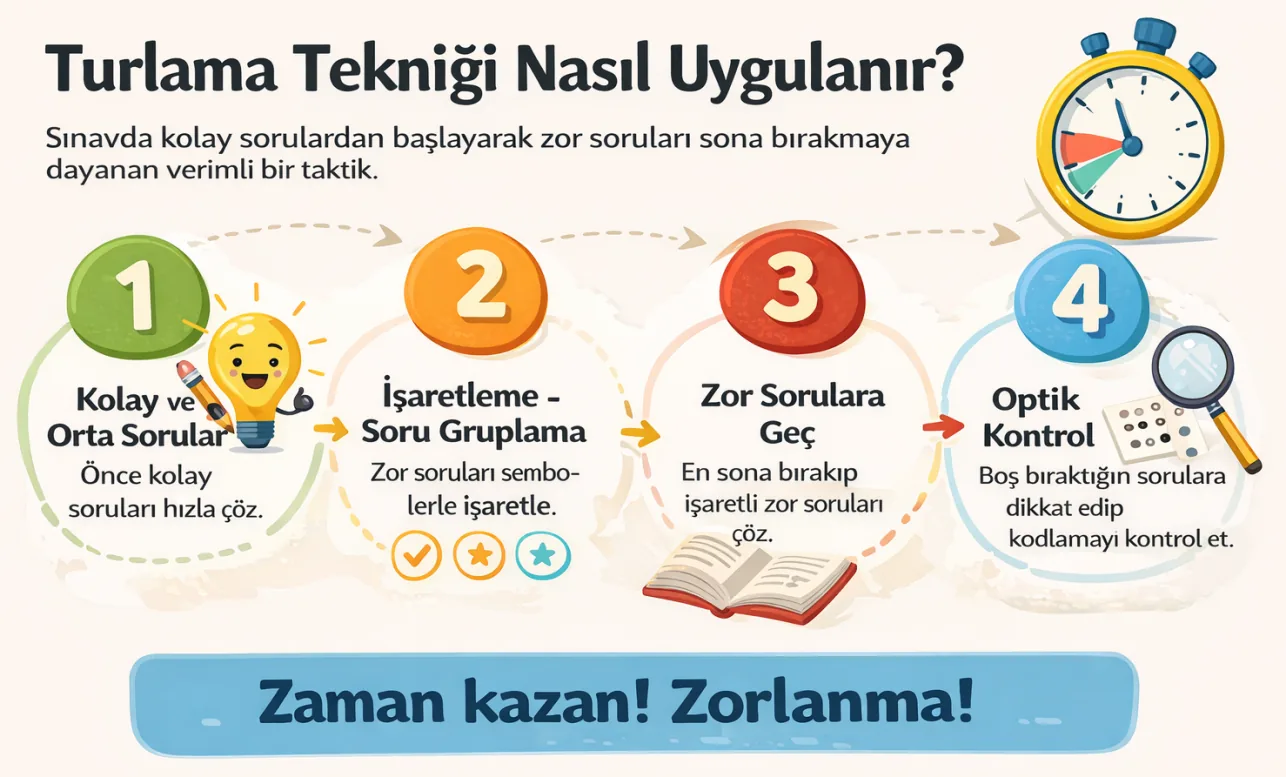 Turlama Tekniği Nedir? Sınavda Nasıl Uygulanır? 3 Turlama Tekniği Nasıl Uygulanır